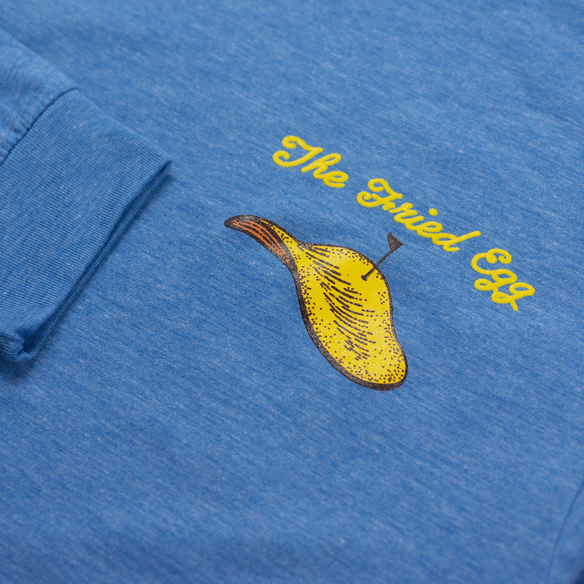 The Fried Egg Potato Chip Long Sleeve T-Shirt - Blue