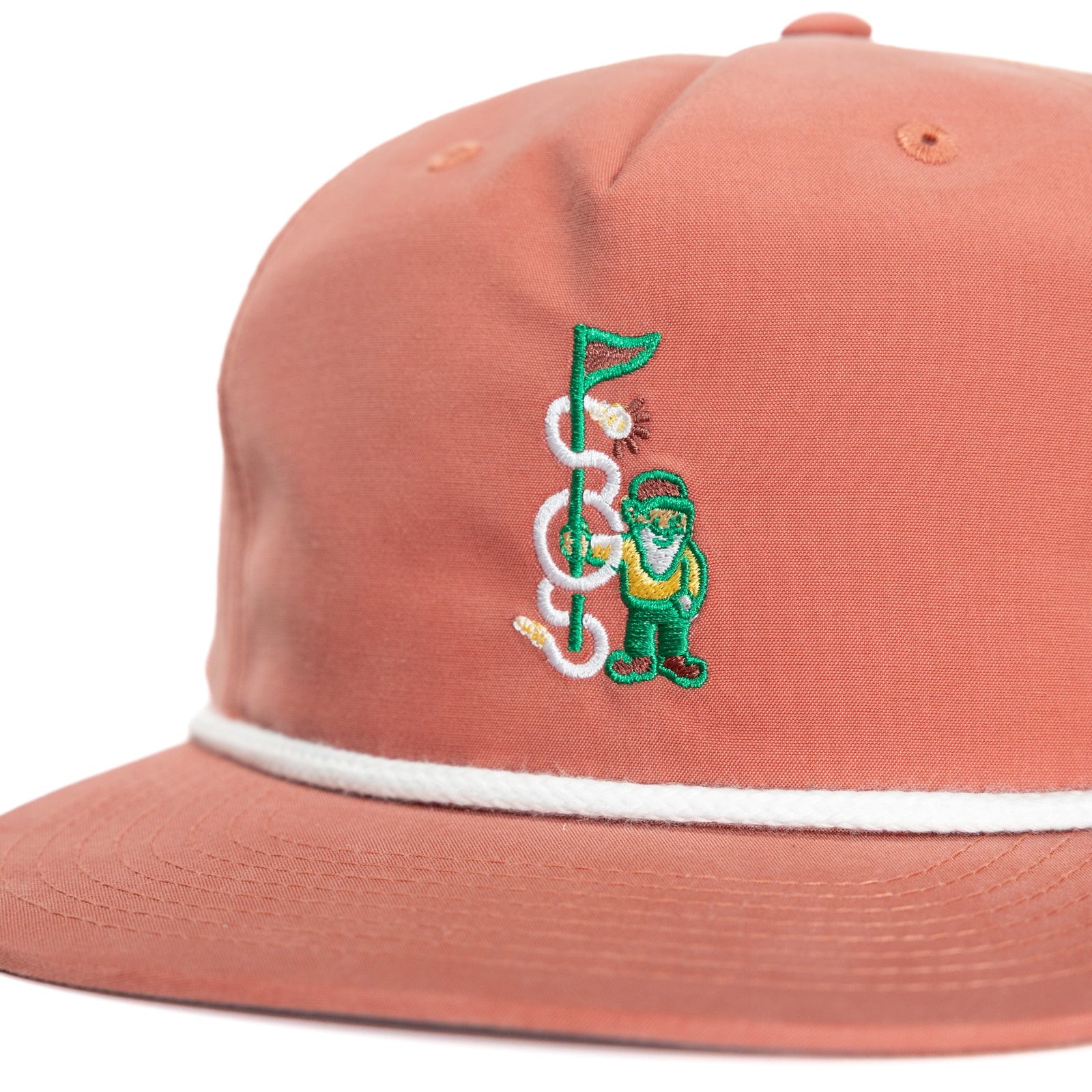 The Shotgun Start Gnome & Richardson Rope Hat - Dusty Red