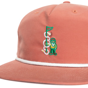 The Shotgun Start Gnome & Richardson Rope Hat - Dusty Red