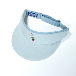 The Shotgun Start Gnome & Imperial Terry Cloth Tour Visor - Light Blue