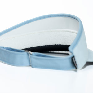 The Shotgun Start Gnome & Imperial Terry Cloth Tour Visor - Light Blue