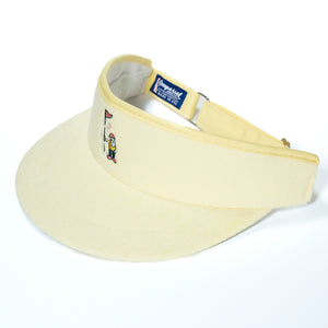 The Shotgun Start Gnome & Imperial Terry Cloth Tour Visor - Pale Yellow