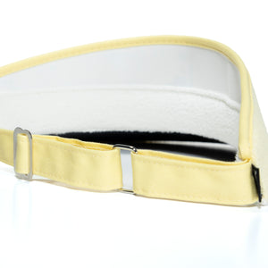 The Shotgun Start Gnome & Imperial Terry Cloth Tour Visor - Pale Yellow
