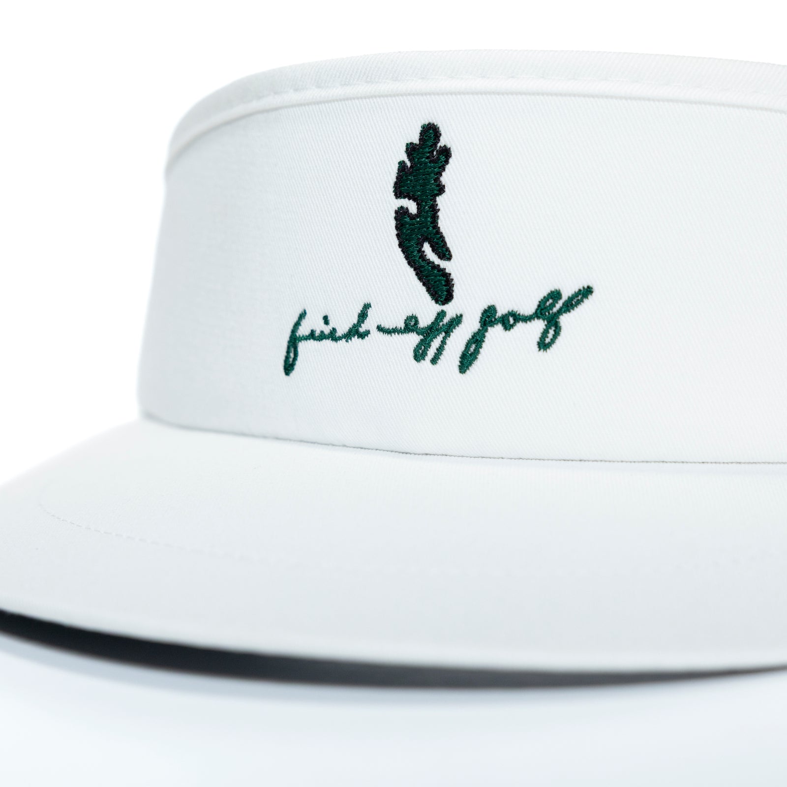 Fried Egg Golf MacKenzie Bunker & Imperial Tour Visor - White