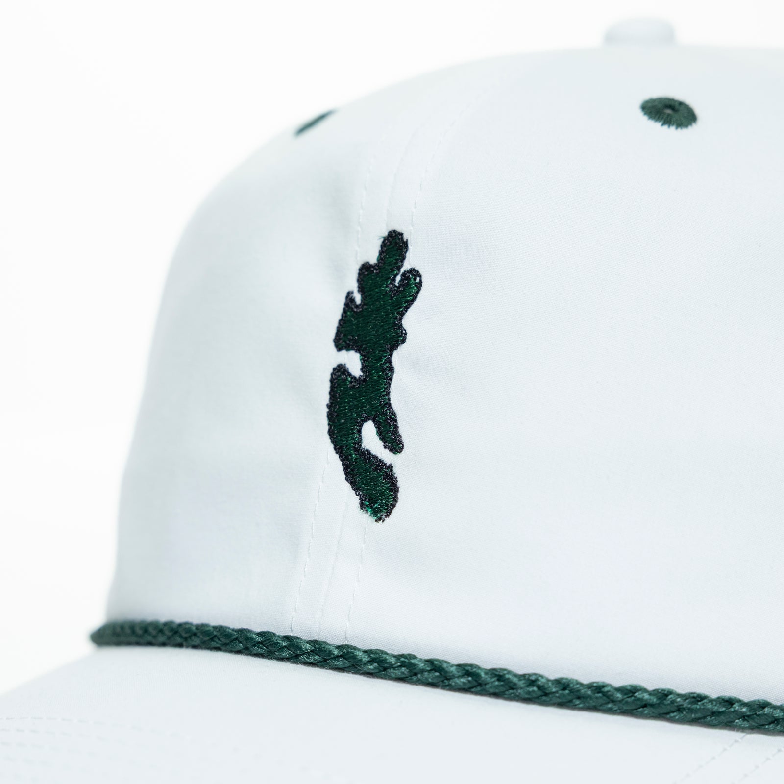 Fried Egg Golf MacKenzie Bunker & American Needle All Day Rope Hat - White/Dark Green