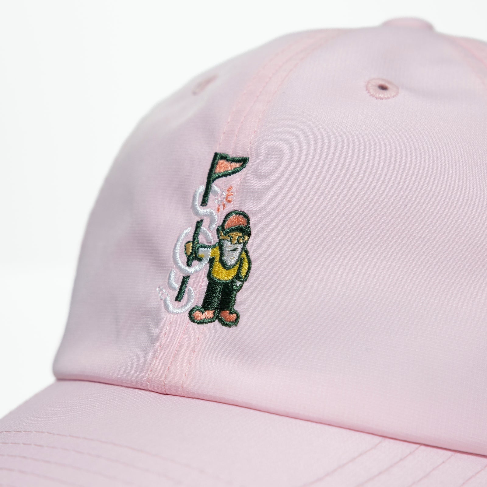 The Shotgun Start Gnome & American Needle Performance Hat - Club Pink