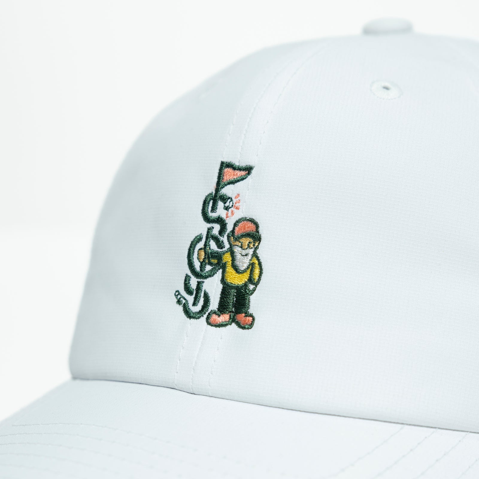 The Shotgun Start Gnome & American Needle Performance Hat - White