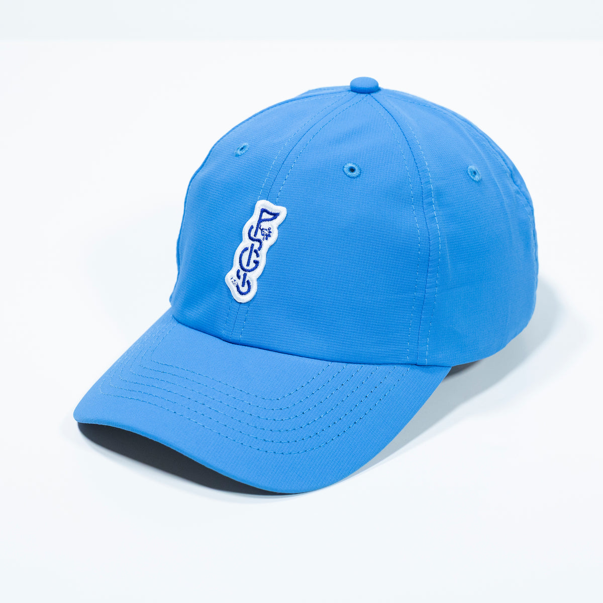 The Shotgun Start & Imperial Patch Performance Dad Hat - Azure
