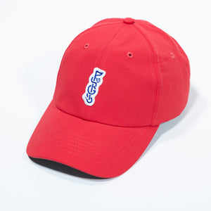 The Shotgun Start & Imperial Patch Performance Dad Hat - Nantucket Red