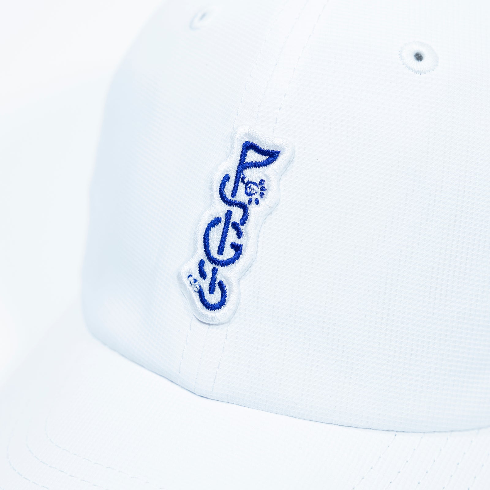 The Shotgun Start & Imperial Patch Performance Dad Hat - White