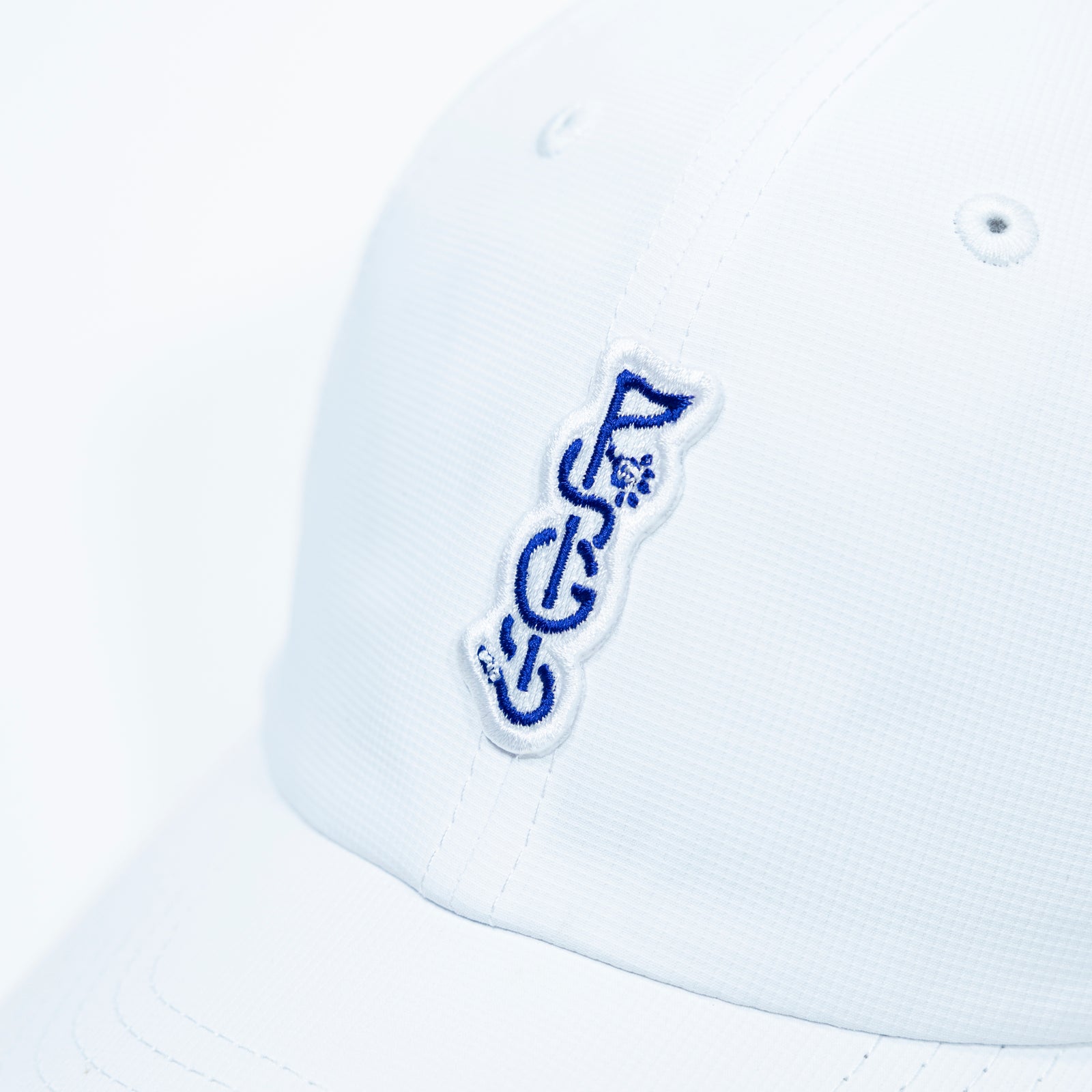 The Shotgun Start & Imperial Patch Performance XL Hat - White