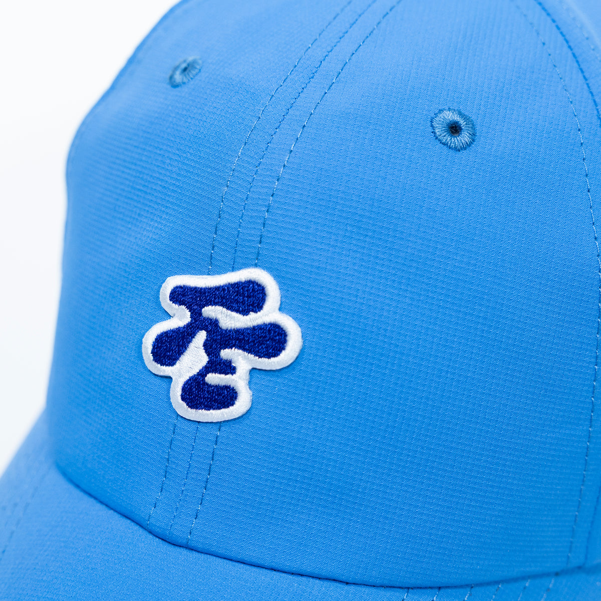 Fried Egg Golf & Imperial Patch Performance Dad Hat - Azure
