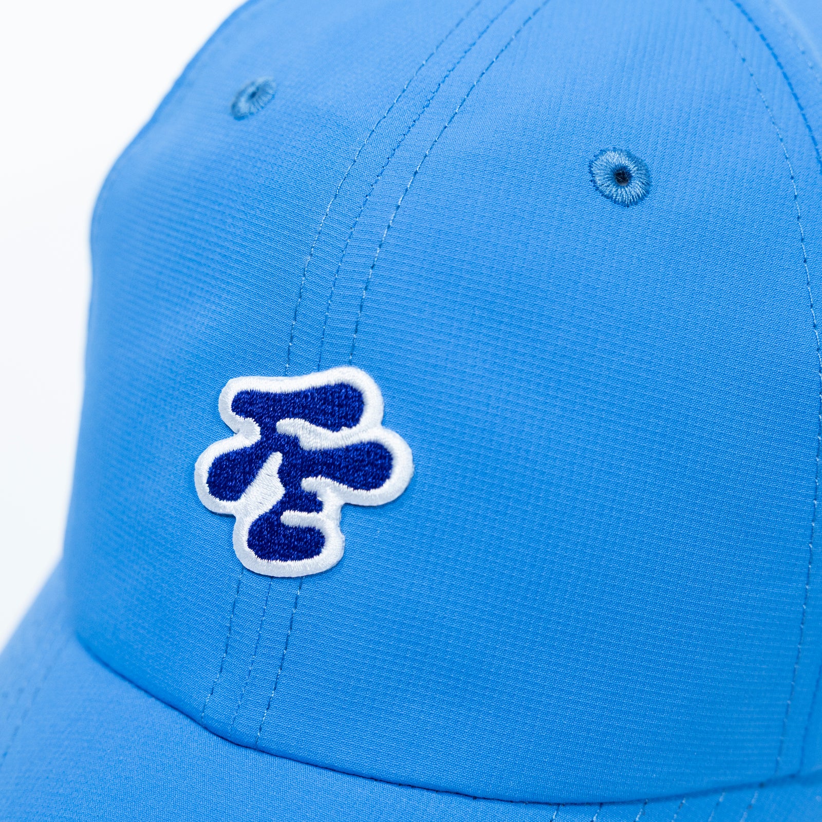 Fried Egg Golf & Imperial Patch Performance Dad Hat - Azure