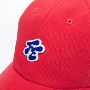 Fried Egg Golf & Imperial Patch Performance Dad Hat - Nantucket Red