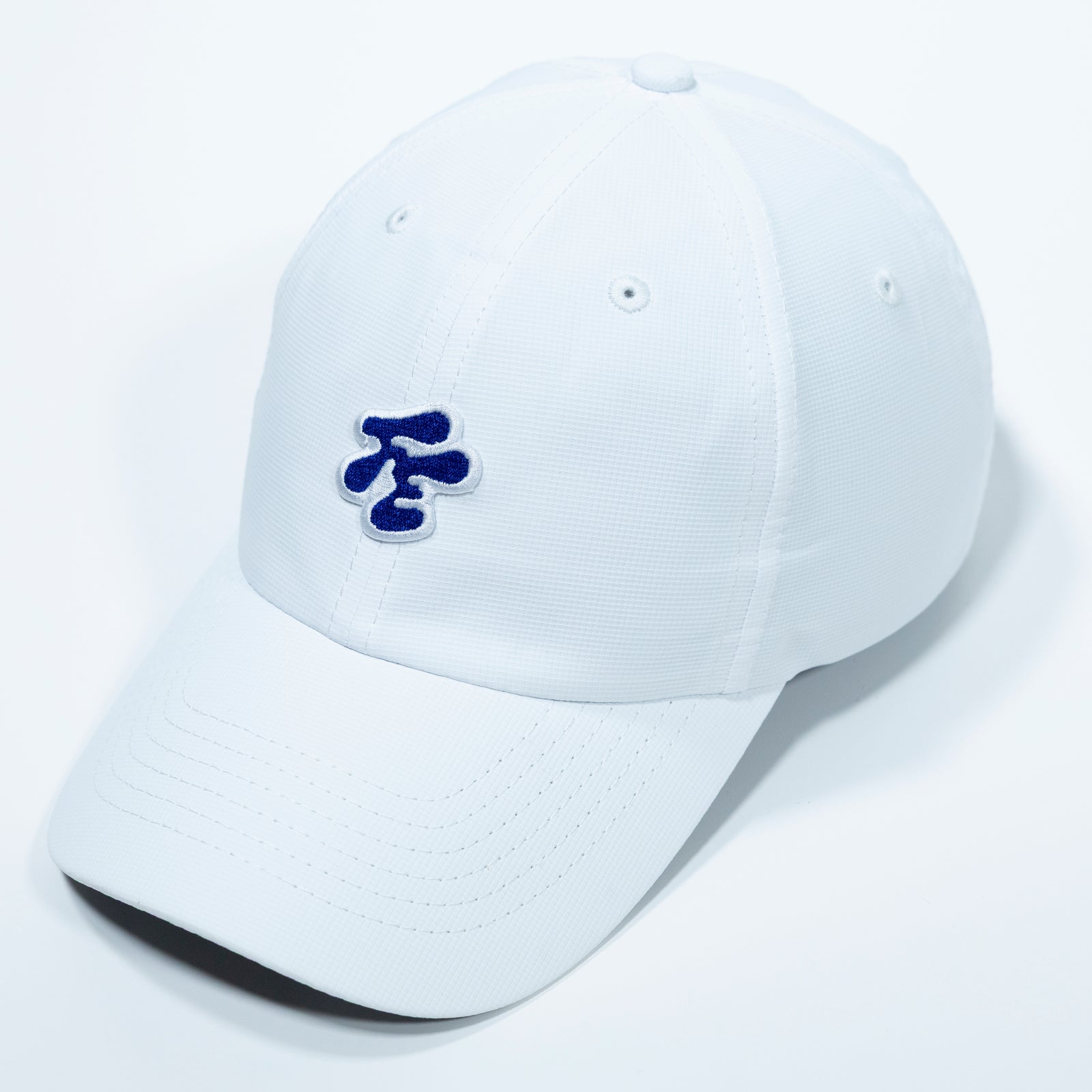 Fried Egg Golf & Imperial Patch Performance Dad Hat - White
