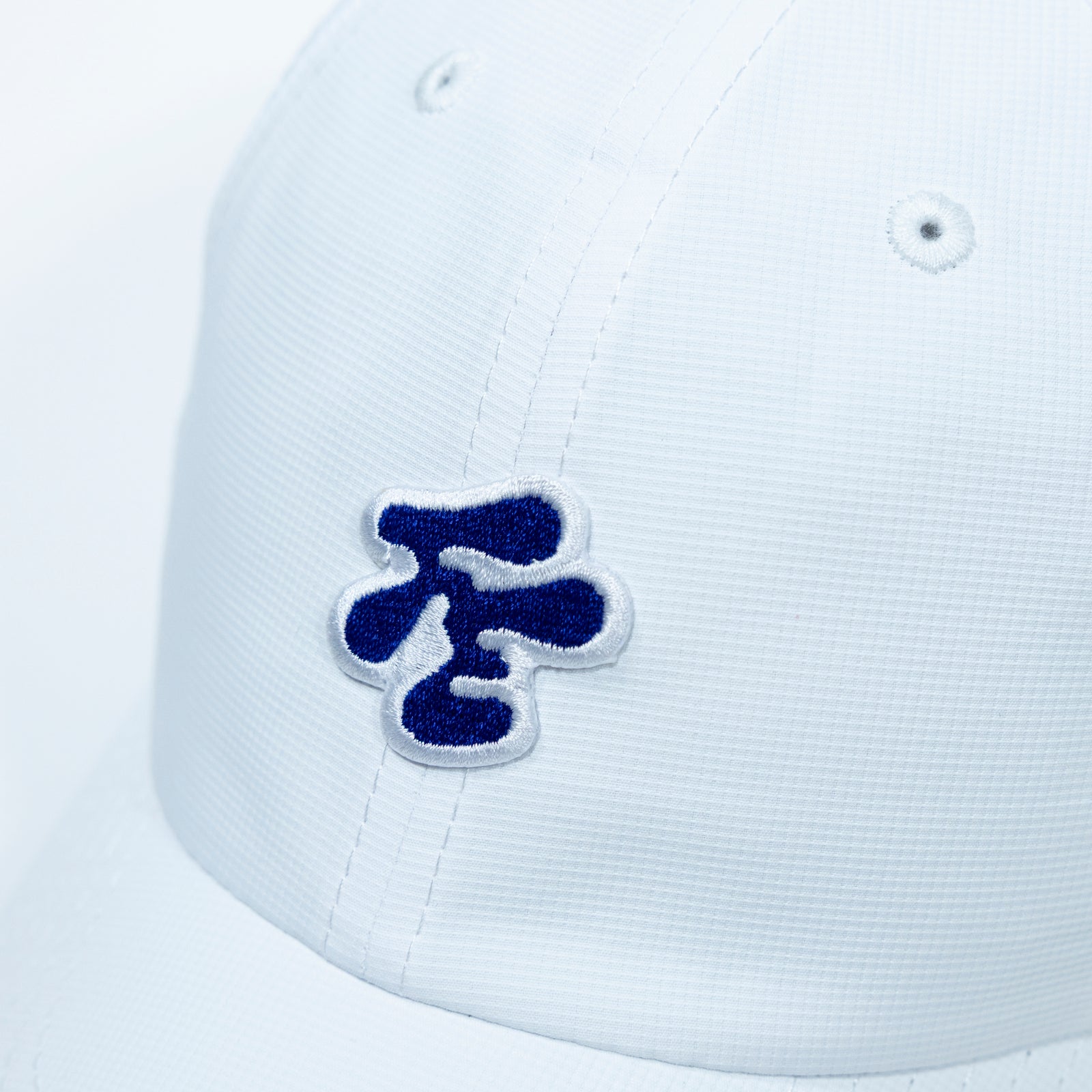 Fried Egg Golf & Imperial Patch Performance Dad Hat - White