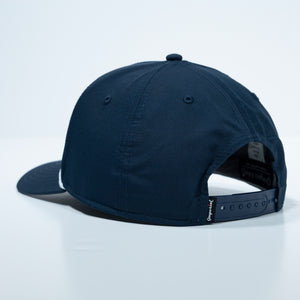 Fried Egg Golf & Imperial Patch Performance Rope Hat - Navy/White