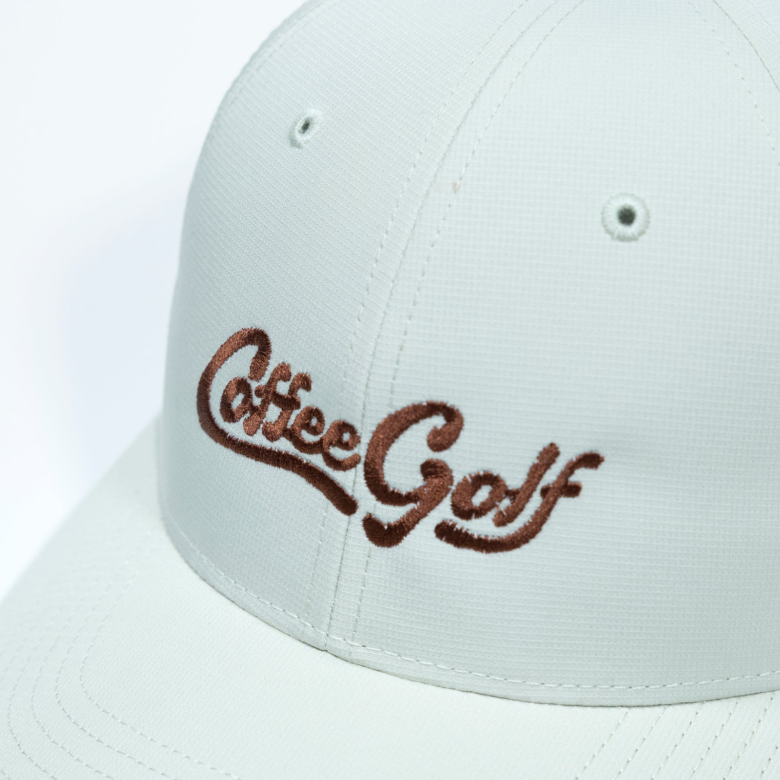 The Shotgun Start Coffee Golf & Richardson Performance Dad Hat - Stone