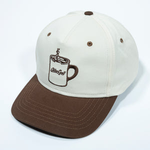 The Shotgun Start Coffee Golf & Sandlot Goods Cotton Twill Hat - Natural/Acorn
