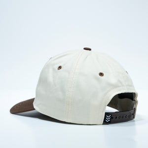 The Shotgun Start Coffee Golf & Sandlot Goods Cotton Twill Hat - Natural/Acorn