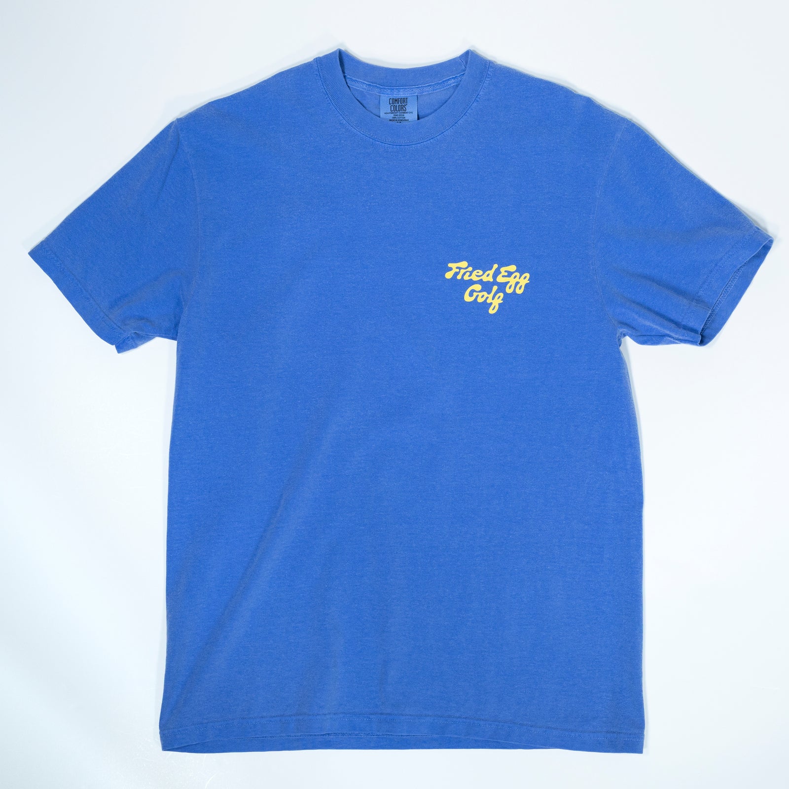 Fried Egg Golf Bunker T-Shirt - Flo Blue