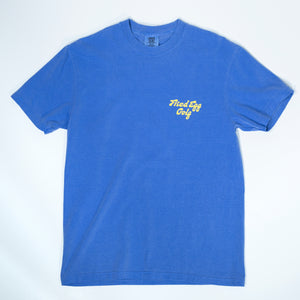 Fried Egg Golf Bunker T-Shirt - Flo Blue