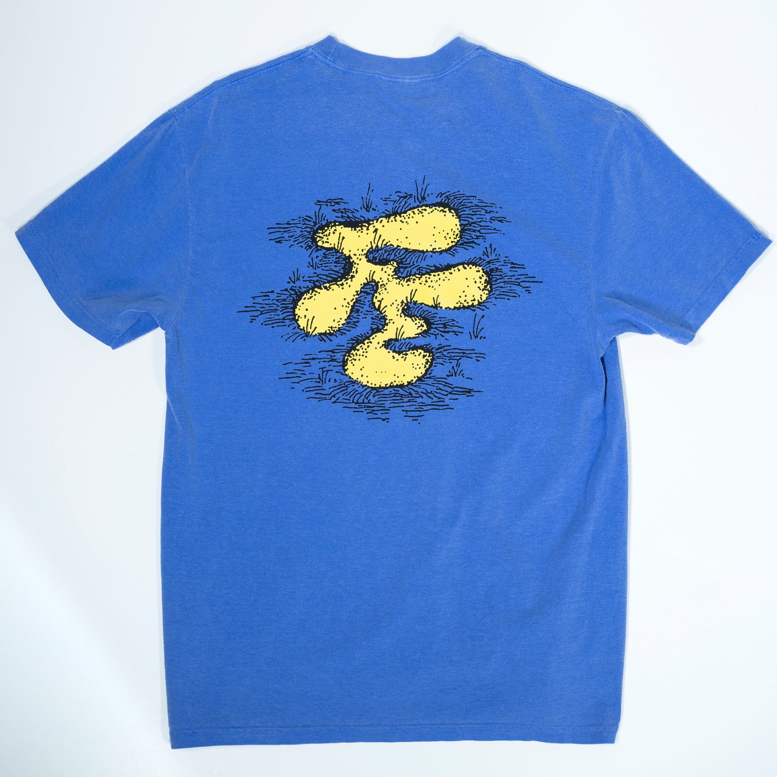 Fried Egg Golf Bunker T-Shirt - Flo Blue