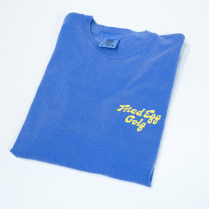 Fried Egg Golf Bunker T-Shirt - Flo Blue