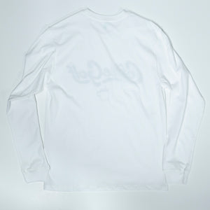 The Shotgun Start Coffee Golf Long Sleeve T-Shirt - White