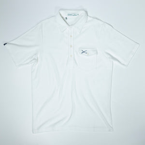 The Shotgun Start & Criquet Terry Cloth Players Shirt - White