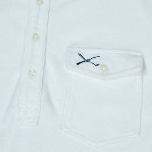 The Shotgun Start & Criquet Terry Cloth Players Shirt - White