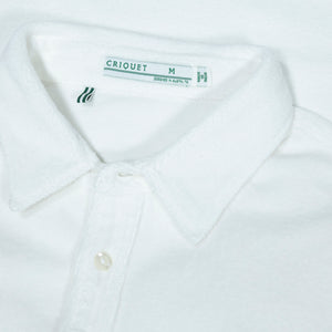 The Shotgun Start & Criquet Terry Cloth Players Shirt - White