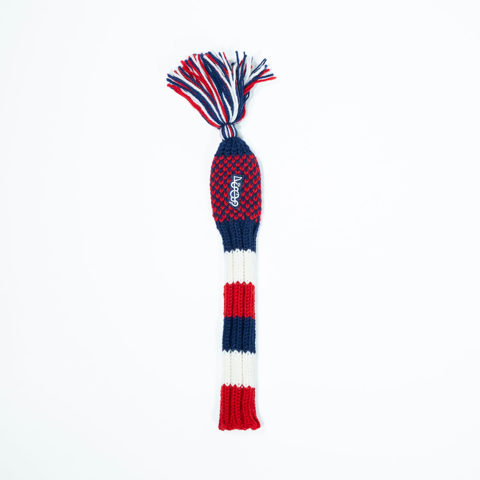 The Shotgun Start Red, White, & Blue Knit Headcover - Hybrid