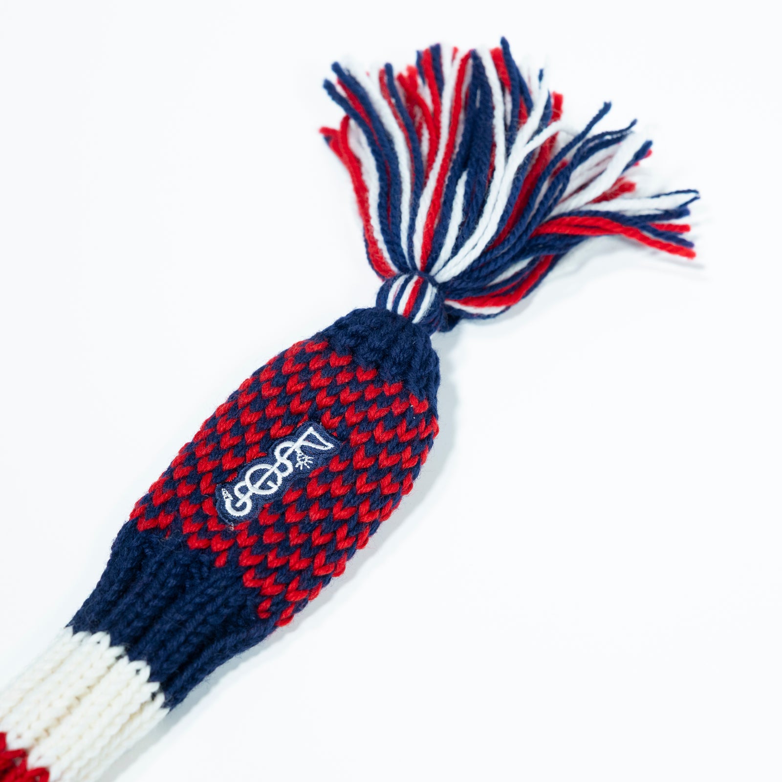 The Shotgun Start Red, White, & Blue Knit Headcover - Hybrid