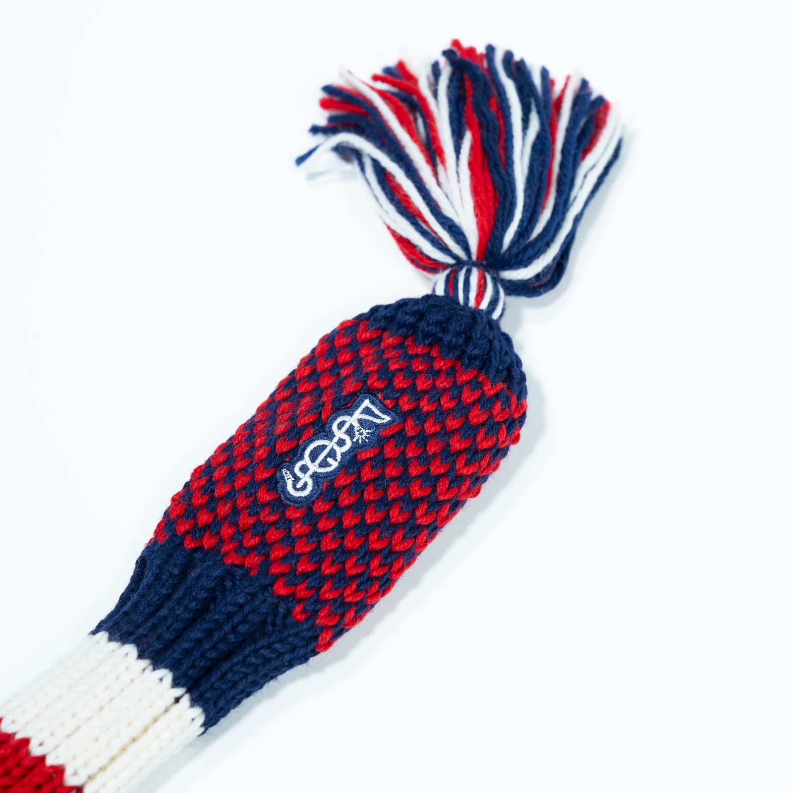 The Shotgun Start Red, White, & Blue Knit Headcover - Fairway Wood