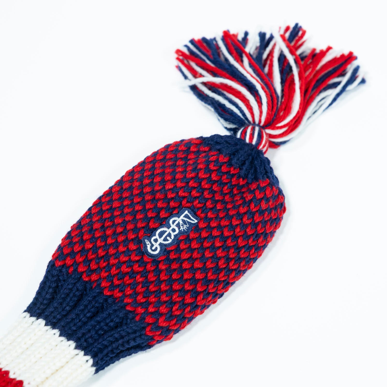 The Shotgun Start Red, White, & Blue Knit Headcover - Driver