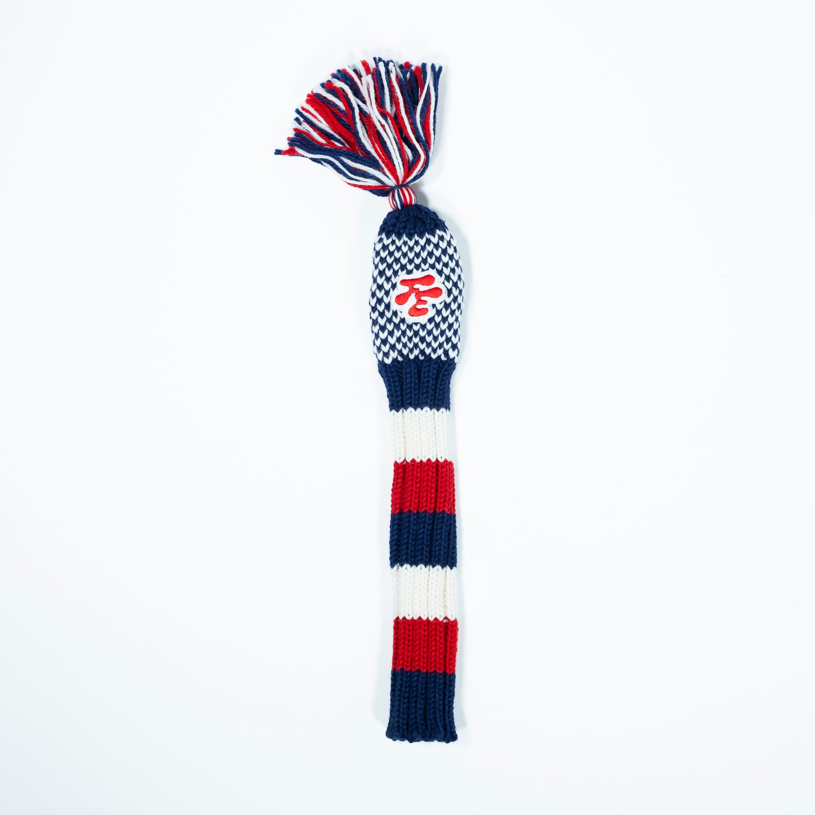 Fried Egg Golf Red, White, & Blue Knit Headcover - Fairway Wood
