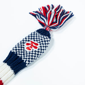 Fried Egg Golf Red, White, & Blue Knit Headcover - Fairway Wood