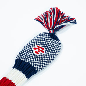 Fried Egg Golf Red, White, & Blue Knit Headcover - Driver