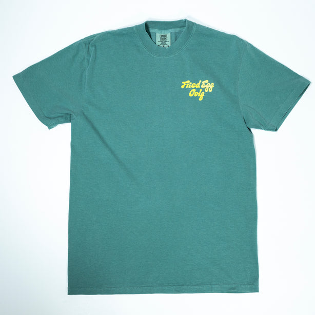 Fried Egg Golf Bunker T-Shirt - Light Green
