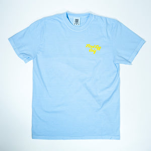 Fried Egg Golf Bunker T-Shirt - Hydrangea