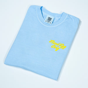 Fried Egg Golf Bunker T-Shirt - Hydrangea