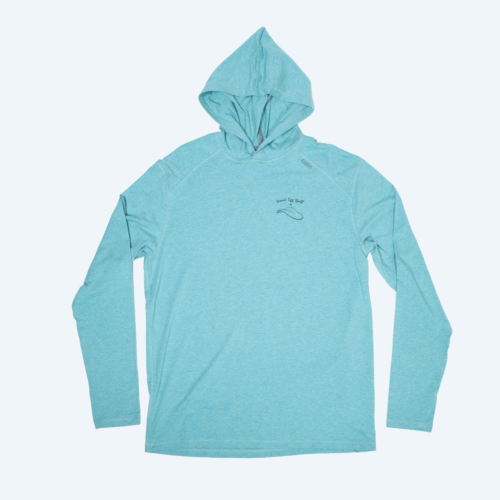 Fried Egg Golf Potato Chip & tasc Lightweight Hoodie - Meadowbrook Heather