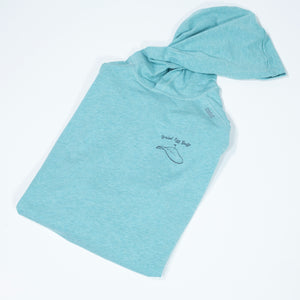 Fried Egg Golf Potato Chip & tasc Lightweight Hoodie - Meadowbrook Heather