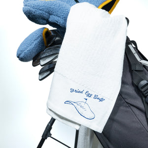 Fried Egg Golf Potato Chip Towel - White
