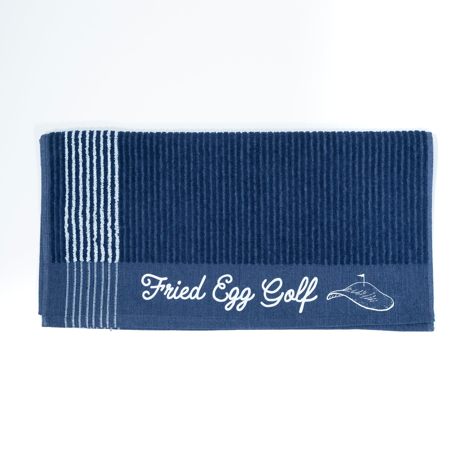 Fried Egg Golf Potato Chip Towel - Navy
