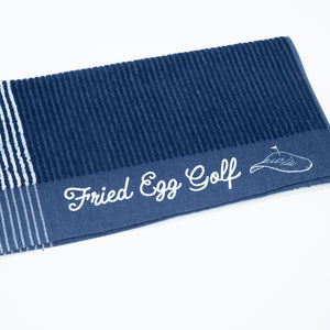 Fried Egg Golf Potato Chip Towel - Navy