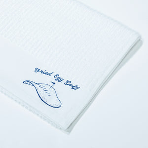 Fried Egg Golf Potato Chip Towel - White