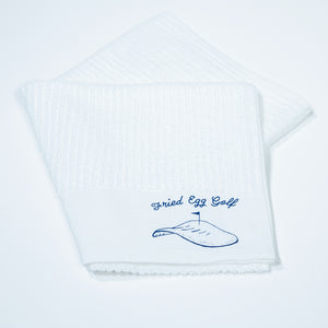 Fried Egg Golf Potato Chip Towel - White