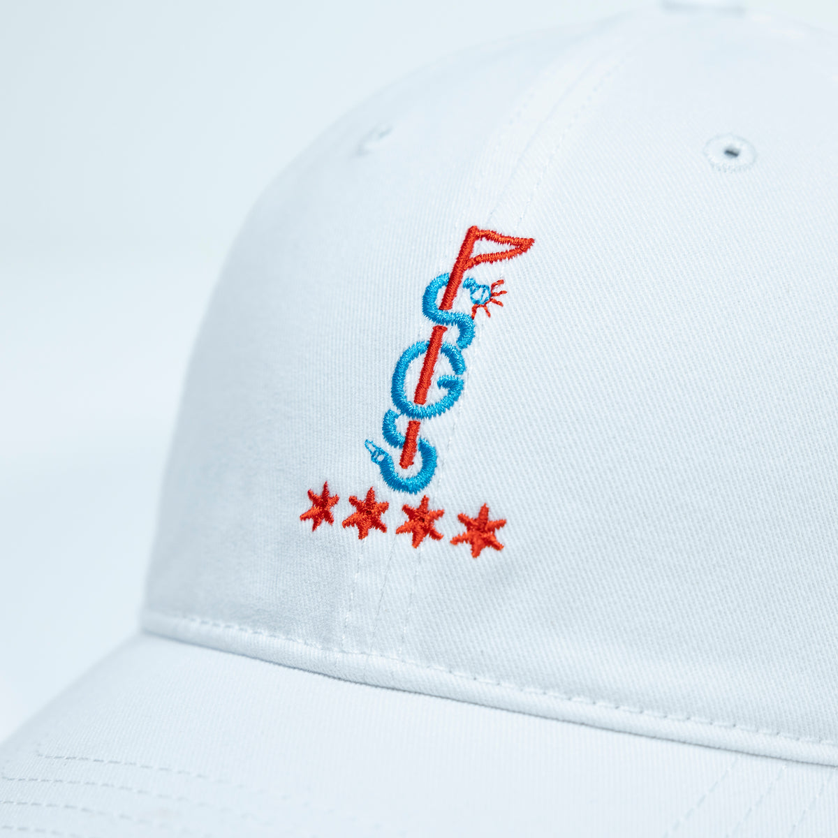 The Shotgun Start Chicago & Richardson Cotton Hat - White